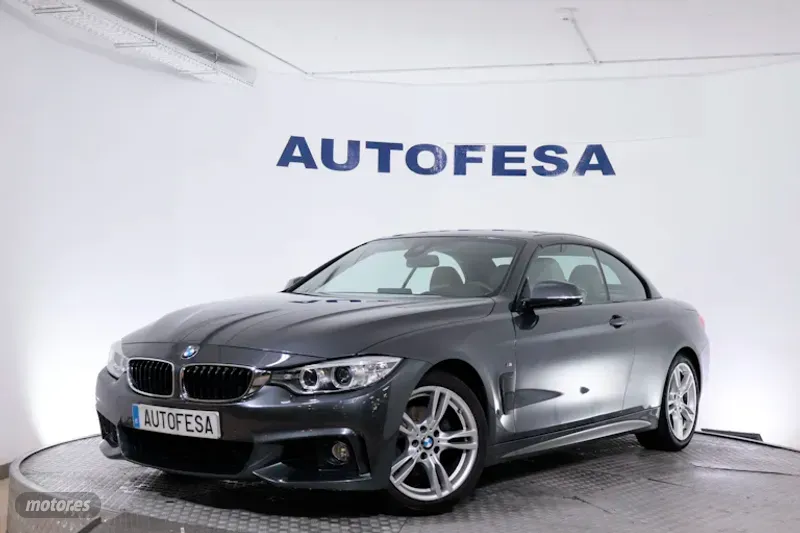 BMW Serie 4 20D CABRIO AUTO PACK M # CUERO,NAVY,BIXENON de 2017 con 211.000 Km por 22.850 EUR. en Madrid