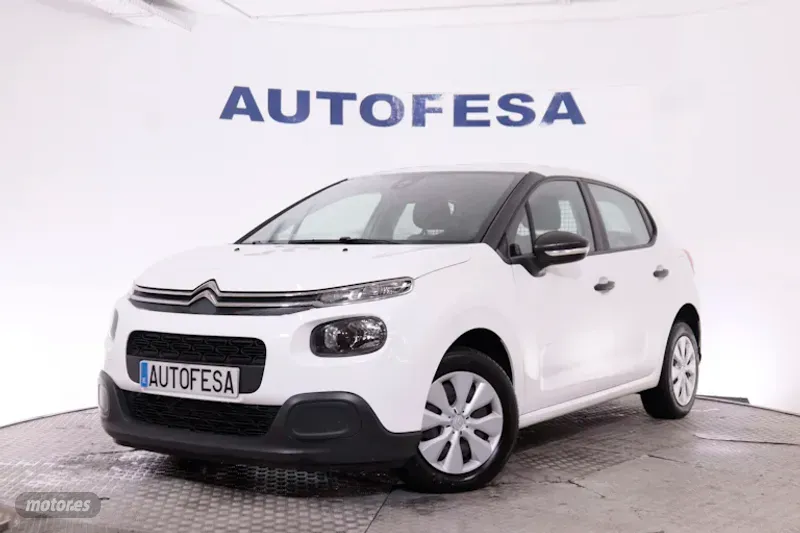 Citroen C3 COMERCIAL 1.5 BLUEHDI 100CV 5P # IVA DEDUCIBLE, BLUETOOTH de 2020 con 128.200 Km por 7.25...