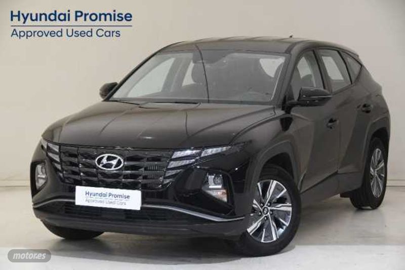 Hyundai tucson 2024 negro  de segunda mano - Hyundai Tucson 1.6 TGDI Klass 4x2 de 2024 con 10.221 Km por 25.990 EUR. en Pontevedra