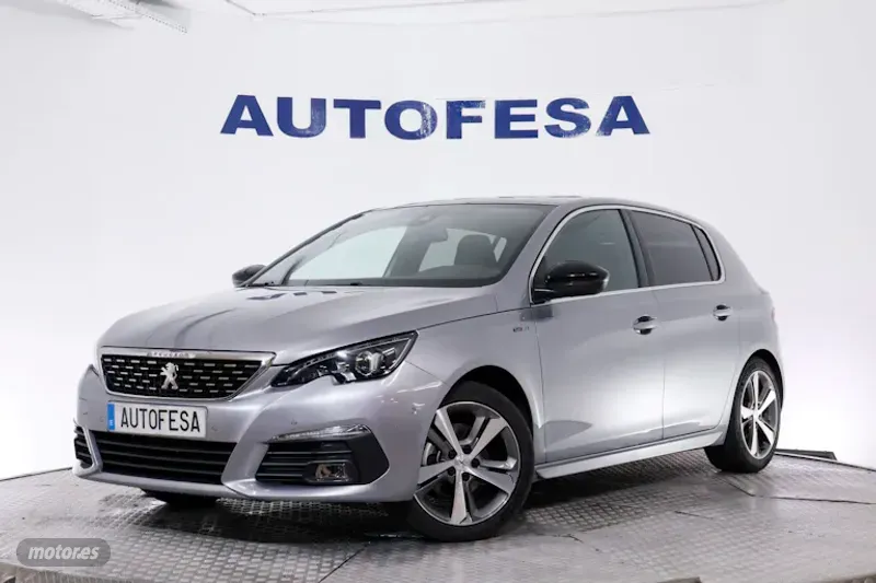 Peugeot 308 1.2 GT LINE 130CV 5P # TECHO PANORAMICO,NAVY,FAROS LED de 2018 con 87.300 Km por 11.850 ...