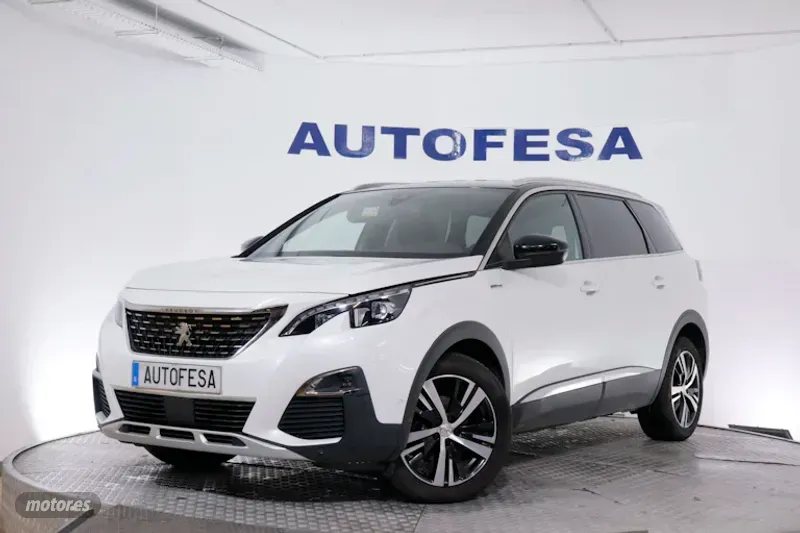 Peugeot 5008 BLUEHDI GT LINE 130CV S/S 7 PLAZAS 5P # NAVY,FAROS LED,CAMARA TRASERA,PARKTRONIC de 201...