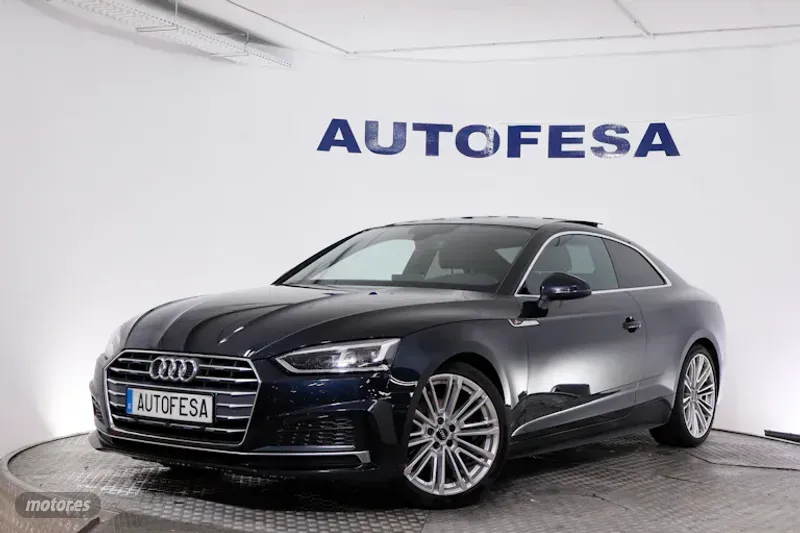 Audi A5 COUPE 2.0 TFSI 40 190CV S-LINE AUTO 4P S/S # TECHO, NAVY, PARKTRONIC de 2017 con 85.000 Km p...