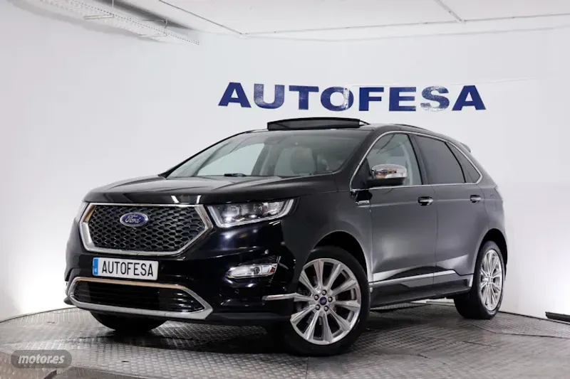 Ford Edge 2.0 TDCI AWD 210CV AUTO 5P S/S # NAVY, CUERO, TECHO ELECTRICO PANORAMICO, FAROS LED de 201...
